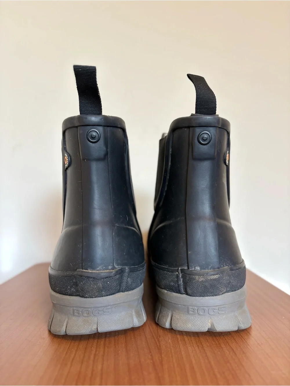 Bogs Amanda II Plush Waterproof Chelsea Winter Rain Boots - Black size 10